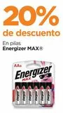 Oferta de Pilas Energizer MAX en Chedraui