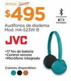 Oferta de Audífonos de diadema Mod. HA-S23W B por $495 en Chedraui