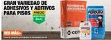 Oferta de GRAN VARIEDAD DE ADHESIVOS Y ADITIVOS PARA PISOS en The Home Depot