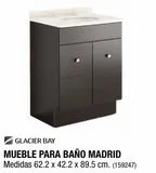 Oferta de MUEBLE PARA BAÑO MADRID 62.2 X 42.2 X 89.5 CM en The Home Depot
