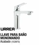 Oferta de LLAVE MEZCLADORA PARA LAVABO MONOMANDO DE 18.5 X 16 X 5 CM LATÓN en The Home Depot