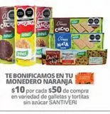 Oferta de Variedad de galletas y tortitas sin azúcar Santiveri en La Comer