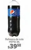 Oferta de Refresco de cola Pepsi 3L por $39.5 en La Comer