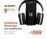 Oferta de Kit Bocina Con audifonos  por $599 en RadioShack