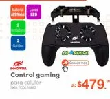 Oferta de Control gaming  por $479 en RadioShack