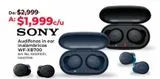 Oferta de Audífonos Sony in ear inalámbricos WF-XB700 por $1999 en Office Depot