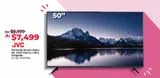 Oferta de Pantalla TV JVC Roku Frameless SI50URF / 4K Ultra HD / 50 Pulg. / Smart TV / Led / Dolby Audio por $7499 en Office Depot
