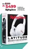 Oferta de Audífonos de Diadema Bluetooth Latitude Rolling por $499 en Office Depot