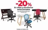 Oferta de En sillas y escritorios seleccionados  en Office Depot