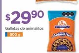 Oferta de Galletas de animalitos Chedraui 500g por $29.9 en Chedraui