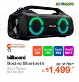 Oferta de Bocina Bluetooth Soul Power Billboard Negro por $1499 en RadioShack