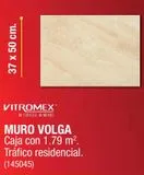 Oferta de MURO VOLGA 35.7X50.2 MARFIL 1.79M2 en The Home Depot