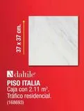 Oferta de PISO ITALIA 37X37 BLANCO 2.11M2 en The Home Depot