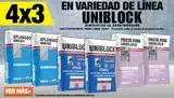 Oferta de 4 X 3 EN VARIEDAD DE LÍNEA UNIBLOCK en The Home Depot
