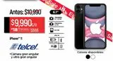 Oferta de Libre Apple iPhone 11 64GB por $9990 en Chedraui