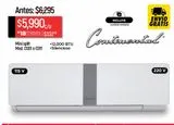 Oferta de MiniSplit Continental C001 o C011  por $5990 en Chedraui