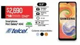 Oferta de Telcel Samsung Galaxy A04E 32GB por $2690 en Chedraui