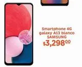 Oferta de Smartphone 4G galaxy A13 blanco Samsung por $3298 en La Comer