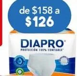 Oferta de DIAPRO ROPA INT PANTS MED BOL C/10 por $126 en Farmacia San Pablo