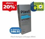Oferta de PILEXIL SHAMPOO CASPA GRASA BTL C/300ML por $486.5 en Farmacia San Pablo