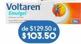 Oferta de VOLTAREN EMULGEL GEL 1.16% TUB C/50GR por $103.5 en Farmacia San Pablo
