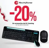 Oferta de Teclado y Mouse Inalámbrico TechZone TZ20 en Office Depot