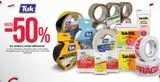 Oferta de Cinta Delimitadora Tuk 340 / Amarillo con negro / 48 mm en Office Depot