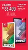 Oferta de Tablet Samsung Galaxy Tab A7 Lite / 8.7 Pulg. / 32gb  por $3499 en Office Depot