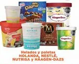 Oferta de Helados y paletas Holanda, Nestlé, Nutrisa y Haagen-Dazs en La Comer