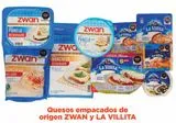 Oferta de Quesos empacados de origen ZWAN y LA VILLITA en Fresko