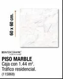 Oferta de PISO MARBLE CO 60X60 STATUAR 1.44M2 en The Home Depot