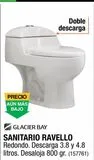 Oferta de SANITARIO UNA PIEZA RAVELLO BLANCO en The Home Depot