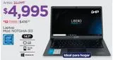 Oferta de  Laptop Ghia NotGhia-313 Celeron J3355 por $4995 en Chedraui