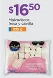 Oferta de Malvavisco Selecto Fresa y Vainilla 225g por $16.5 en Chedraui