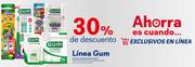 Oferta de 30% de descuento Línea Gum por 